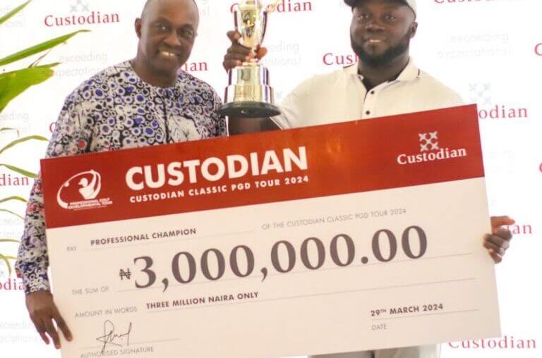 Sunday Olapade Triumphs In Custodian Classic Golf Tournament